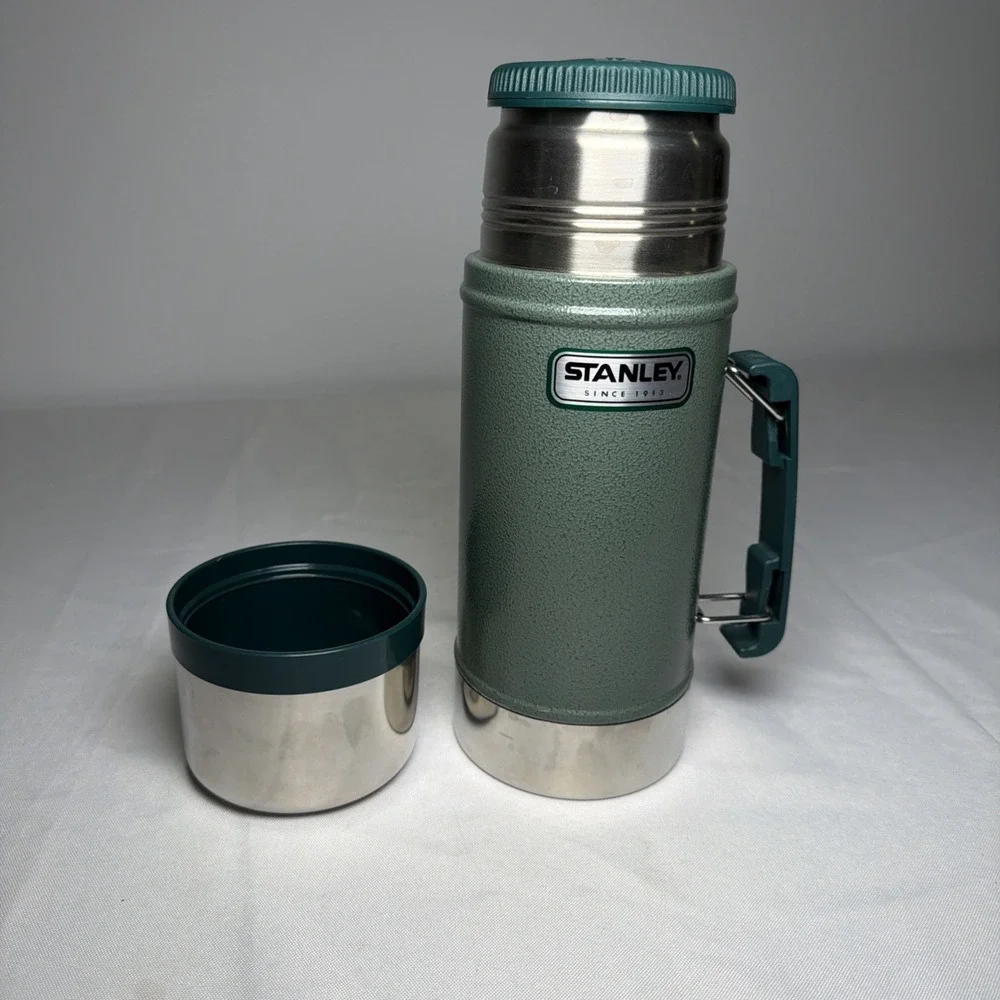 Stanley Classic Legendary 24oz Vacuum Insulated Coffee/Food Jar HammerTone Green - Picture 7 of 13